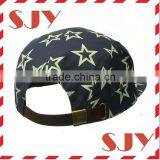 Galaxy All Over Floral Print 5 Panel Hat thumbnail-2