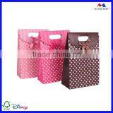 Wholesale Fancy High Quality Yellow Paper Handbag With Logo Printed thumbnail-3