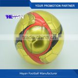 Promotional metallic shine PVC foam football,design your own football ball