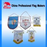 High quality banner advertising triangle flag wreath