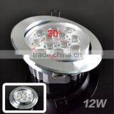 High Quality AC 110V Round 12W IP65 Led Cob Housing Recessed Ceiling Dmx Rgb Downlight thumbnail-2