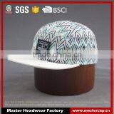 Customer High Quality 5- Panel Military Cap With Woven Badge