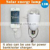 Portable Dual Usb Car Charger Solar Led Light Solar Lamp Solar Powered Light for Indoor thumbnail-2