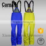 Customized Colorful Ski Pant Non Deformation Fastness Elastic Belt Sport Trousers for Men
