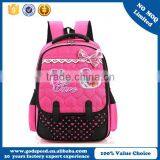 FRESH Color Students Backpack Nylon Fabric Ykk Zipper With Many Compartments