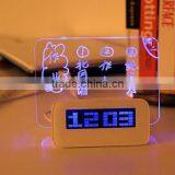 High Quality Led Digital Alarm Clock Led Message Board Alarm Clock thumbnail-3
