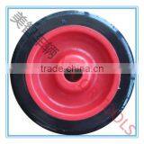 3 Inch Black TPR Plastic Wheel With Red pp Rim thumbnail-1