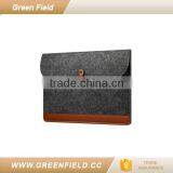 Green Field Dark Grey Felt Bag Laptop Sleeve Bag thumbnail-3