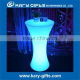 Home Furniture Round Shape Pe Plastic Led Poker Dining Table Designs Set thumbnail-2