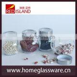 Multipurpose Glass Spice Jars With Stainless Steel Lid