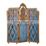 Hand Painting Folding Screen Antique Violet Curio Floor Screens Classic Wooden Furniture Decorative Screen thumbnail-4