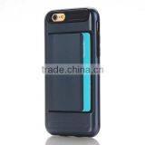 TPU + PC Combo Mobile Phone Case Cover With Card Slot for IPhone 7 thumbnail-4
