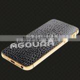 2017 Luxury 24k Gold Plating Housing With Genuine Leather for IPhone 5 5S thumbnail-5