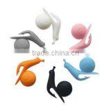 Funny FDA Food Grade Snail Shape Clip Silicone Tea Cup Tea Bag Holder/Glass Cup Markers in Stock thumbnail-6