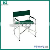 camping folding aluminium director chair with side table