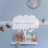 Woodland Shade Trees Wall Shelf White Lovely Wall Mounted Display Wood Shelf for Kids Room Wall Decor