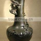 New Products Bronze Chinese Antique Dragon Vase for Sale thumbnail-1