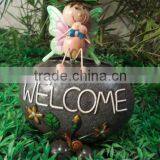 YS11215 Welcome Sign Fairy Pots Made in Fujian With Size 9.5X6X12" thumbnail-1