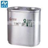 Stainless Steel Cabinet 2 Bins Garbage Can for Sale thumbnail-1