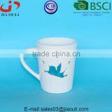 New Design Cup Shape White Glazed Ceramic Oil Burner, Fragrance Oil Lamps thumbnail-1