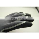 NMSAFETY EN388 4121 13 Gague Grey Nylon Liner Coated Double Nitrile on Palm Waterproof Safety Work Gloves thumbnail-4