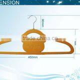 Classical Velvet Flocked Hangers With Logo thumbnail-3