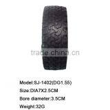 Coloured Durable Rubber Toy Car Tires Baby Car Toy Tyres thumbnail-3