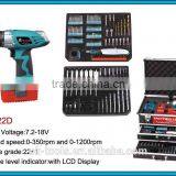OK-Tools China Manufacturer 3 Drawers Combination Aluminum Package ToolsSet With Cordless Drill thumbnail-2