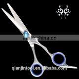 QJ-JC111stainless Steel Scissros With Color Finger Insert Hair Scissors thumbnail-3