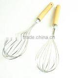 37056 New Style Stainless Steel Whisk With Wooden Handle thumbnail-4