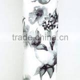 High Split Skirt With Short Sleeve Crop Top for Ladies 2017 New Fashion Water Printed Floral Two Pieces Sets thumbnail-4