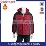 Men's Fleece Lined Jacket With Removable Hood