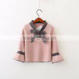 Fashion Autumn Pullover Girls Sweater With Flare Sleeve thumbnail-4