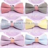 HD-T127 New fashion classic polyester colorful custom bow tie