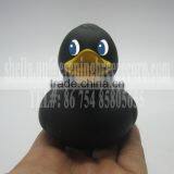 Wholesale Promotional Black Rubber Duck With Logo Imprint , Floating Black Duck, Baby Black Bath Duck Toy thumbnail-2