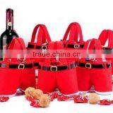 SANTA PANT CHRISTMAS STOCKING GIFT Sack TREAT BAG FILLER XMAS TREE CANDY BAG DIY thumbnail-2