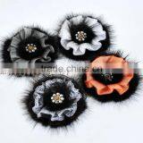 CX-A-42 Real Mink Fur Flower Coat Fashion Brooch Pin thumbnail-1