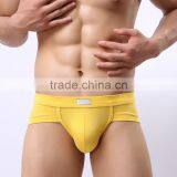 MGOO High Quality Bamboo Cotton Modal Brief For Man Plain Underwear Armour Brief Penis MB021 thumbnail-4