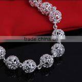 Zm33718a Girls Elegant Sliver Plated Hollow Hand Bracelet Ladies Jewelry Accessories thumbnail-6