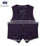 Daynoliao 2016 Double Breasted Vertical Stripe T/R Material Hot Sale Offical Men's Suits thumbnail-4