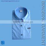 Man's Solid Blue Shirt thumbnail-1
