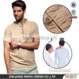 2016 Comfortable Style Custom Men Linen Shirt thumbnail-1