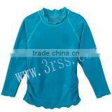 Kid's Long Sleeve Rash t Shirt Blue for Girl thumbnail-1