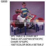 Kids Plastic 1-table and 4-chairs Set thumbnail-4