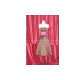 JA020 Bridesmaid Dress // Brown Bridesmaid Dress //strapless Bridesmaid Dress thumbnail-1