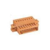 Spring - Clipping Male Connectors, MCS Connector With Fixing Flanges SP435/SP438 (Orange) thumbnail-1