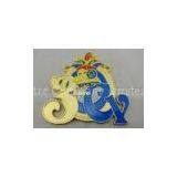 2D or 3D CY Carnival Medal by Zinc Alloy With Soft Enamel, Gold Plating, Flat Back Side thumbnail-1