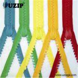 New Style Shiny Teeth Plastic Zipper With Opened Ended thumbnail-1