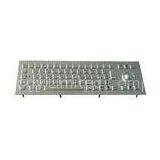 Dynamic Waterproof Long Stroke Industrial Metal Keyboard With 2 Version Trackball Optional