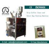 Drip Mandheling Coffee Bag Packing Machine by Ultrasonic Sealing With Outer Envelop
